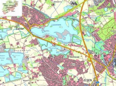 Übersichtskarte aus TIM Online Land NrW - Lippesee