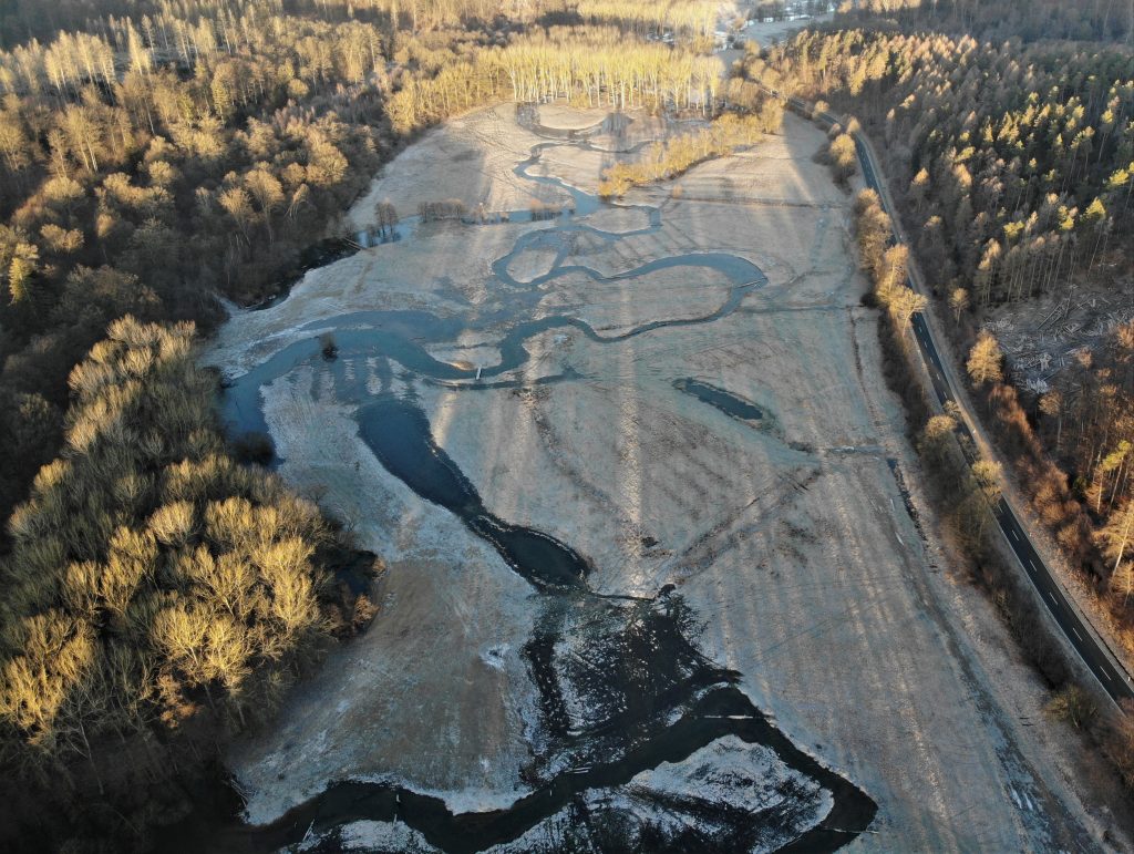 created by dji camera Renaturierung des Gellinghauser Quellbaches